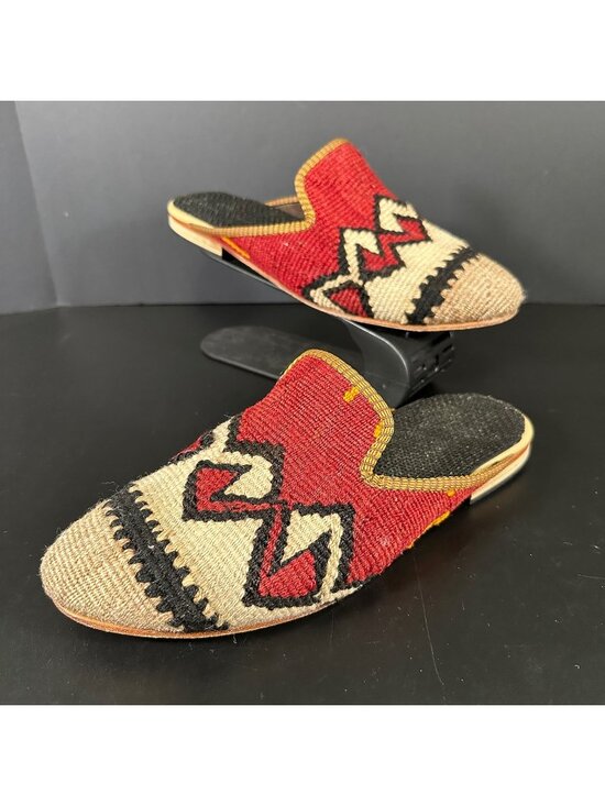 Artemis Design Co Other - Vintage ARTEMIS Design Co Turkish KILIM MULES Handmade Slides EU Size 40 Unisex